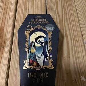 Disney The Nightmare Before Christmas Tarot Deck with Black and Gold Design